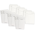 Hygloss Products Library Cards + Non-Adhesive Pockets Combo, White, 30 of Each, PK3 61153